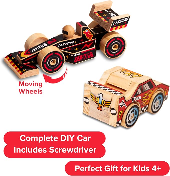 Little Jupiter DIY Wooden Kits w/Stickers - Image 4