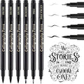 SAYEEC Calligraphy Brush Pens, Refillable Hand Lettering Pen by SAYEEC