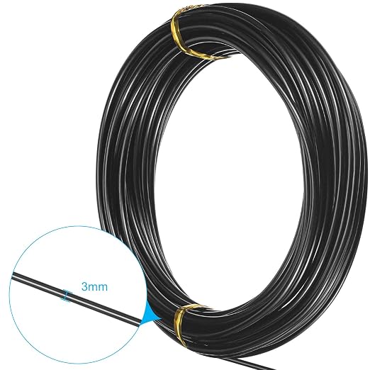 TecUnite Aluminum Craft Wire for Sculpting Armature Bendable Craft Wire for DIY - Image 2