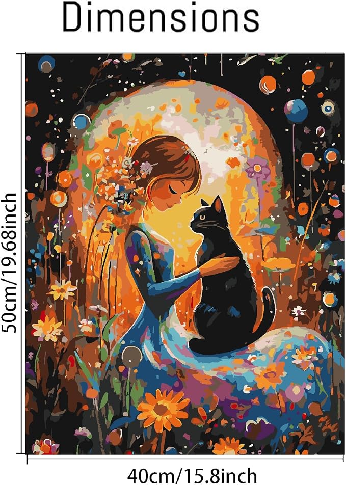 Clendo DIY Paint by Numbers Kit - Image 2
