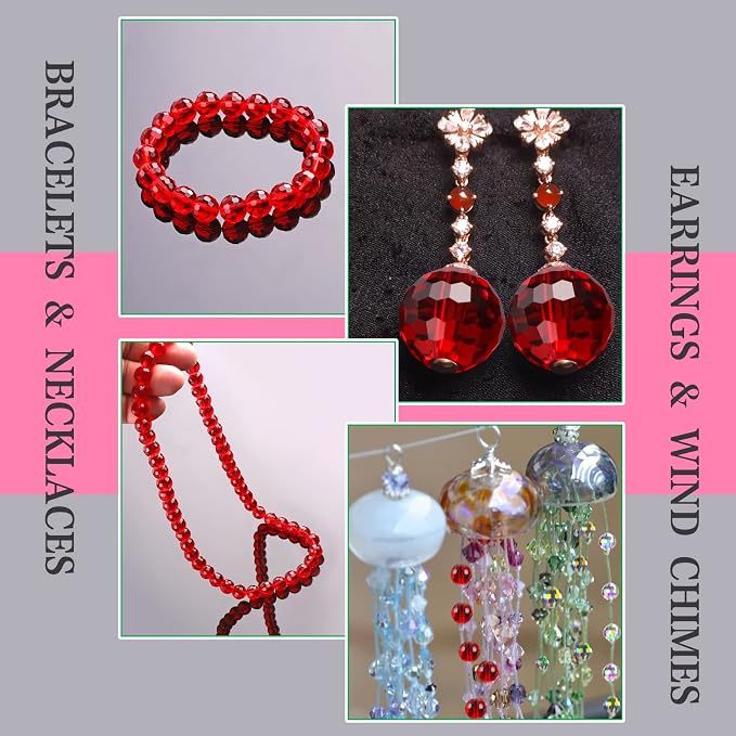 Crystal Glass Beads for Jewelry Making, 10 mm, Sparkly and Shiny, - Image 5