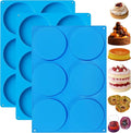 Sidosir Round Silicone Mold for Baking, 4inch Large Breakfast Sandwiches Mold by Sidosir