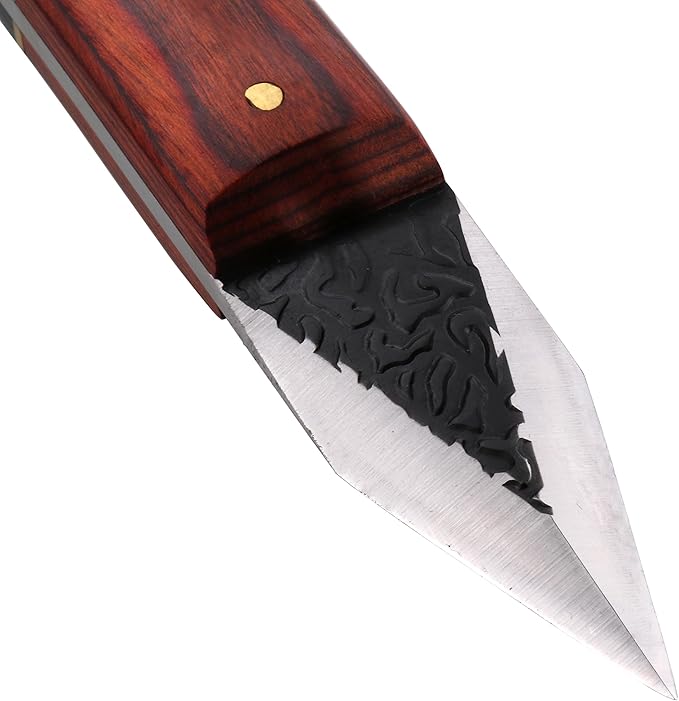 3pc Marking Knife within Tin Box, Marking Gauge Woodworking, Premium Woodworking Tool with High Speed Steel Sharp Blade, Beautiful Wood Handle