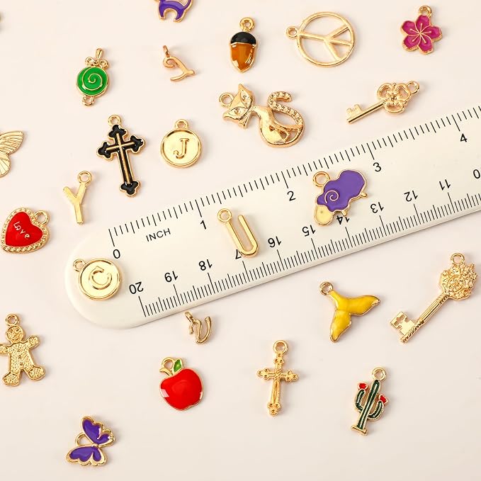 SANNIX 350Pcs Charms for Jewelry Making - Image 2