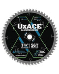 7-1/4-Inch 56-Tooth Circular Saw Blade, 5/8-Inch Arbor, Aluminum, Non-Ferrous Metal Cutting Blade, Carbide Tip, Thin Kerf, for Medium Aluminum, Plastic, Composite