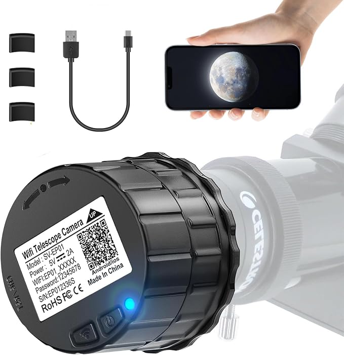 WiFi Telescope Eyepiece Camera for Astronomy by FacilitateYourLife