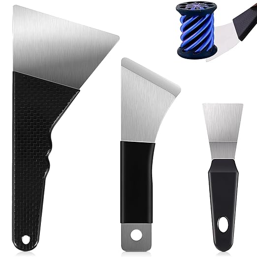 High-Quality 3D Printer Tool Removal Scraper Kit, 3 Types of Sharpened Blades and Sizes, 3D Printer Scrapers for Fast Separation Large Medium Small Models, Great 3D Printer Accessories Gifts