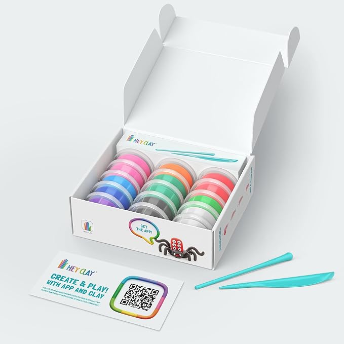 HEY CLAY Set - Colorful Modeling Air Dry Clay Kit - Image 2