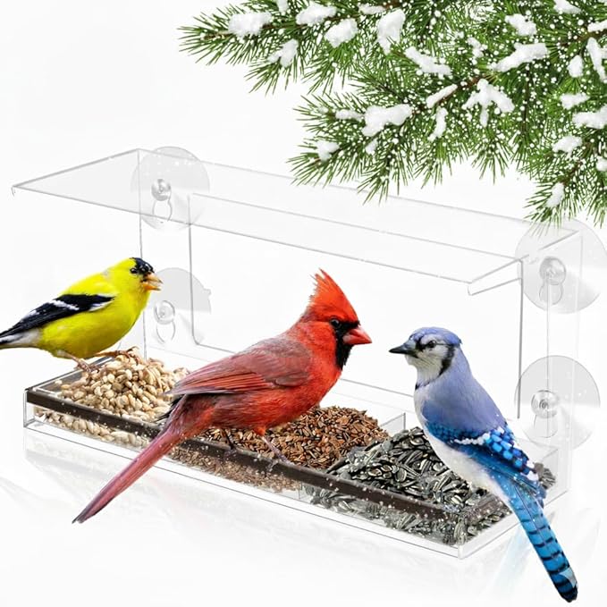 Long Style Bird Feeder with Hole by NaturesHangout