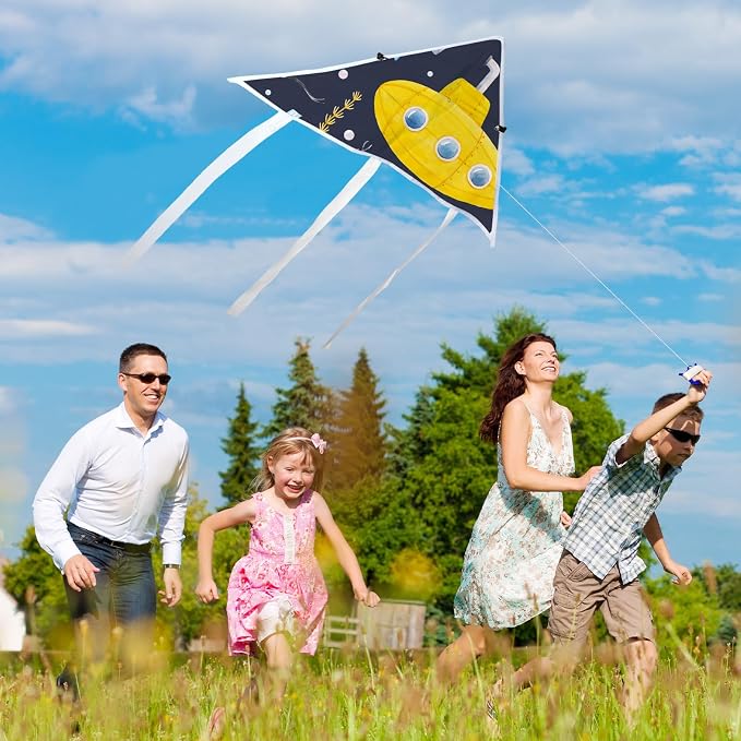 Syhood 120 Pieces DIY Blank Kite - Image 4