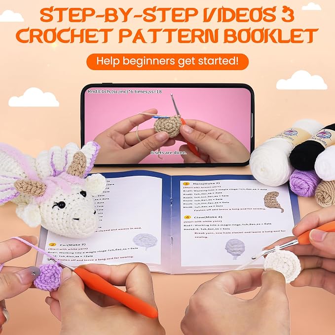 Crochet Kit for Beginners, Beginner Crochet Kit for Adults - Image 2