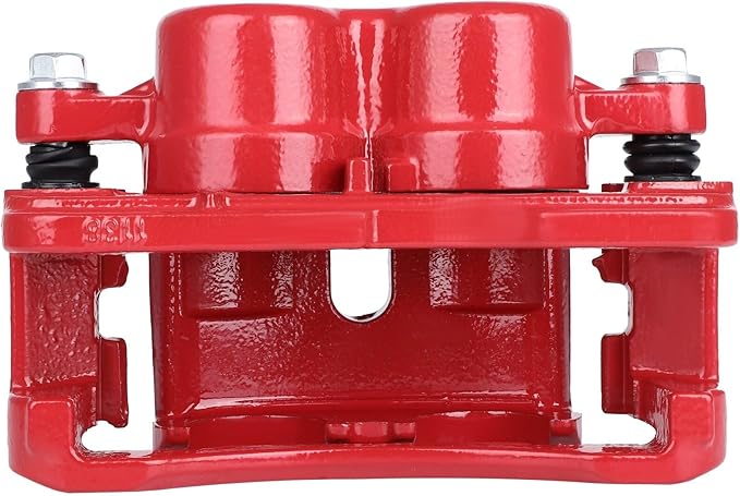 SCITOO 18-B4728 Disc Brake Caliper Assembly with Bracket Red Fit For Cadillac 2002-2006,For Chevrolet 1999-2013,For GMC 1999-2013,For Hummer 2003-2009