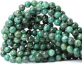45PCS 8mm Natural Verdite Stone African Jade Gemstone Round Loose Beads by CHEAVIAN
