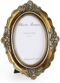Cuspin 4x6 Gold Picture Frame, Vintage Picture Frames Bronze Resin by Cuspin