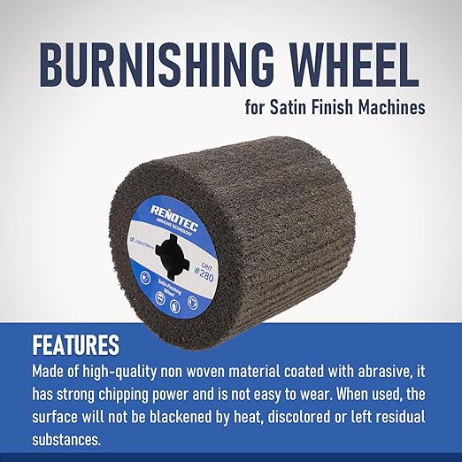 4" Polishing Wheel Pro Pack, 100x100mm, Aluminum Oxide, Premium Wool, Grit 280/400/800/1000, from Finishing to Mirror Polishing,