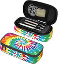 Colorful Tie Dye Rainbow Pencil Case Organizer Big Capacity Pencil Pouch by Unknown