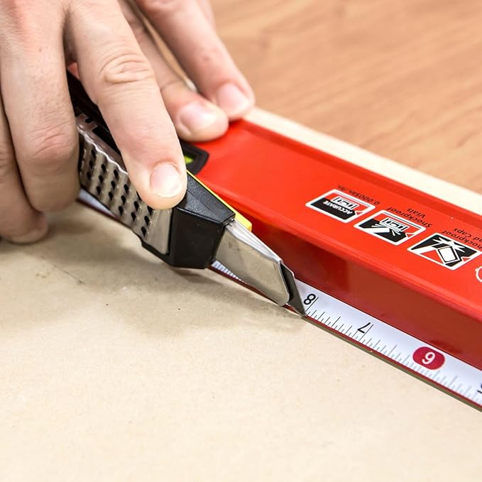Kapro - 770 Exodus Professional Box Level - With 45° Vial & Ruler - For Leveling, Measuring, Marking, and Cutting - Features 3 Vials, Precise Straightedge, and Wall-Grip - 24 Inch
