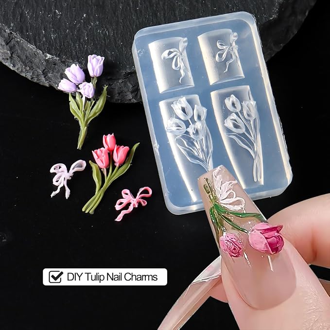 3D Flowers Nail Molds - Image 4