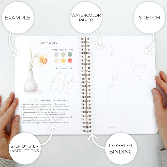 Beautiful Watercolor Workbook for Beginners - Image 5