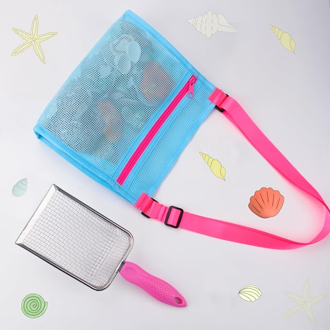 MUYIZI Beach Mesh Shovel with Mesh Beach Bag - Image 3