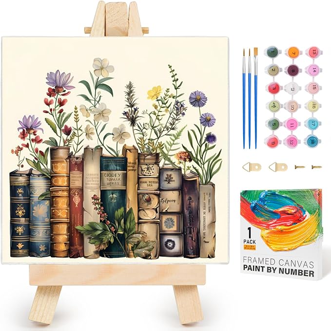 Yezavesu Framed Paint by Numbers Kit by Yezavesu