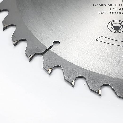 12" 40 Teeth Carbide Tip Wood Cutting Circular Saw Blade Table Saw Blade Miter Saw Blade with 1" Arbor for General Purpose