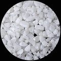 LAIDANLA White Jade 400pcs Natural Chip Stone Beads 5-8mm Healing Crystal by LAIDANLA