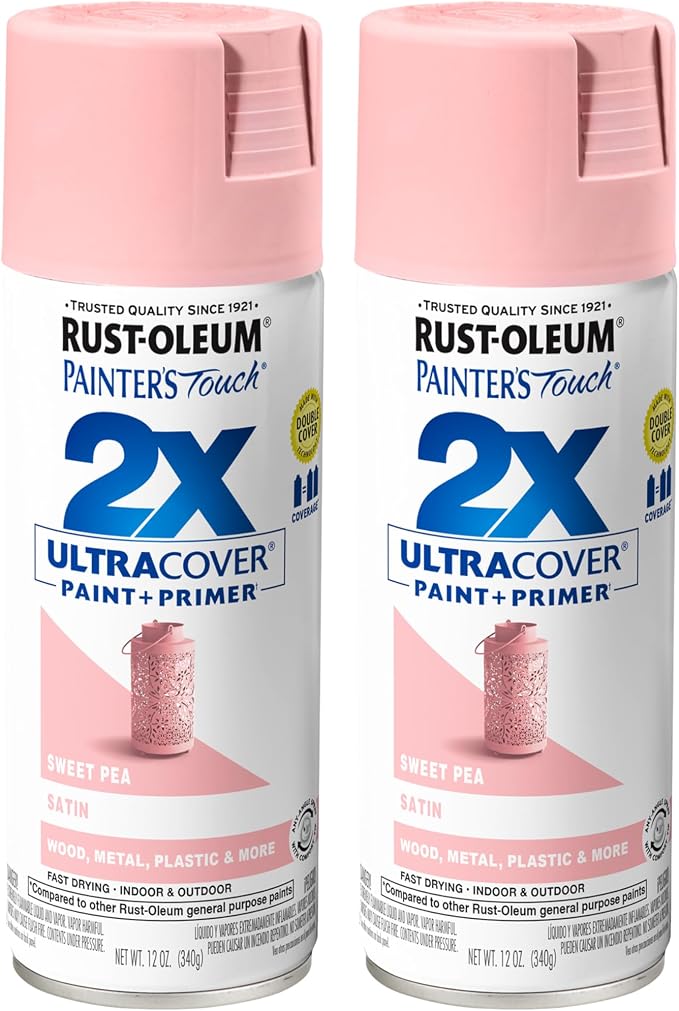 Rust-Oleum 249063-2PK Painter's Touch 2X Ultra Cover Spray Paint, 12 oz by Rust-Oleum