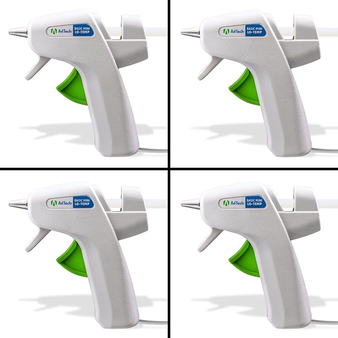 AdTech 4pk Low Temp Mini Hot Glue Guns by AdhesiveTechnologies