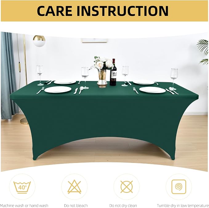 6-Pack 6ft Spandex Table Covers - Image 6