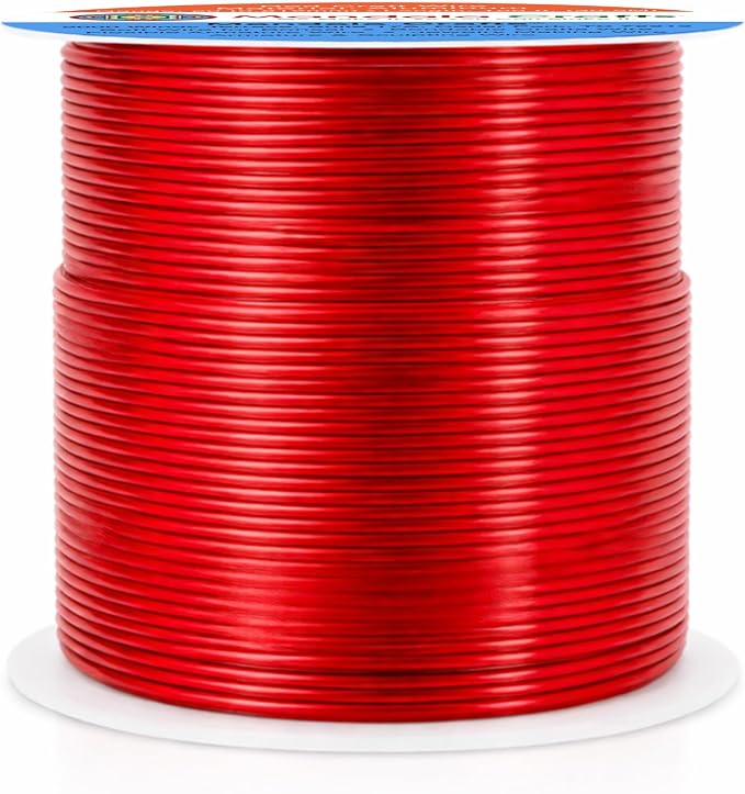 Mandala Crafts 20 Gauge Red Anodized Aluminum Craft Wire, 100 FT | Colored - Image 2