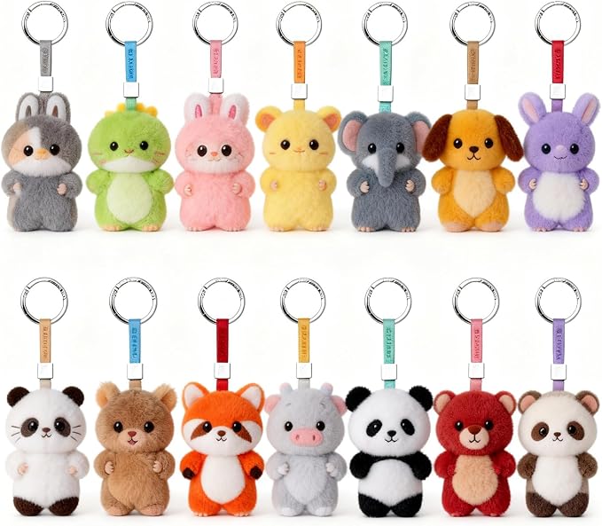 Round Carabiner Clip Bulk 20pcs 1.3 Inch Gold Circle Carabiner Key Ring Clips - Image 6