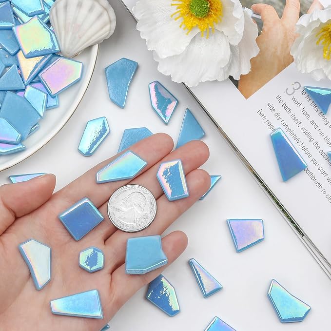 Youway Style Iridescent Glass Mosaic Tiles - Image 6