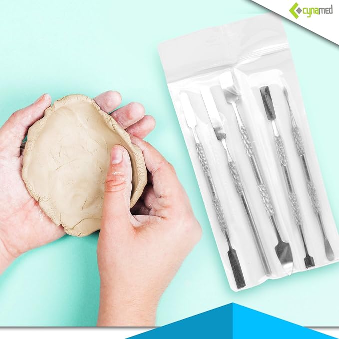 CYNAMED 5PC Spatula Wax & Clay Sculpting Tool Set - Image 3
