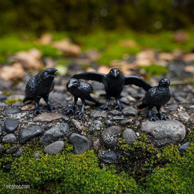 Archie McPhee Murder of Crows Figures | Set of 4 - Image 5
