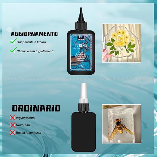 VIDA ROSA 200G UV Resin Upgraded Low Viscosity and Low Shrinkage Kit - Image 2