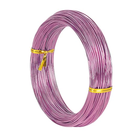 18 Gauge Aluminum Craft Wire, 165 Feet 1mm Bendable Metal Wire by TennWell
