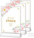 8X10 Sliver Picture Frames Acrylic Sign Holder Double-Sided Acrylic Frame by AcrylicSignHolderMahjongRacks%EF%BC%8CMahjongBags