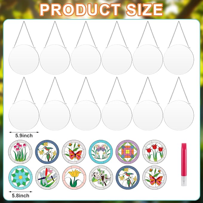 47pcs Stained Glass Painting Starter Kit - Image 2