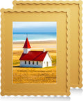 11x14 Wavy Picture Frame With Mat by Unknown