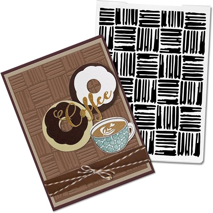 Hying Wood Grain Plastic Embossing Folders by Hying