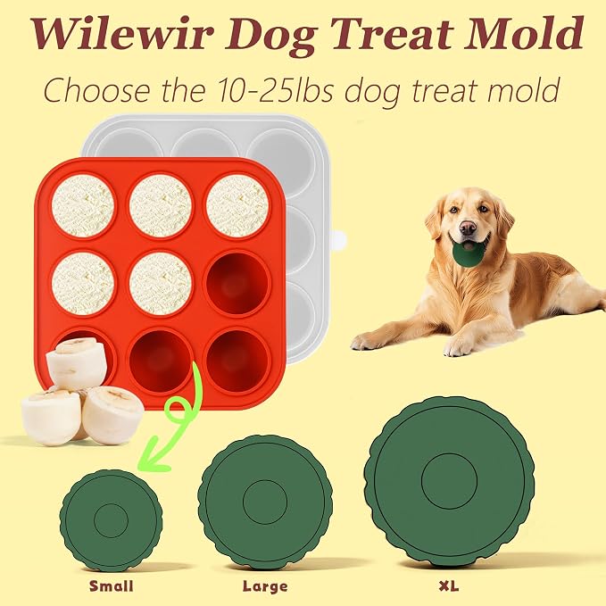 9-Cavity Silicone Frozen Dog Treat Mold - Image 2