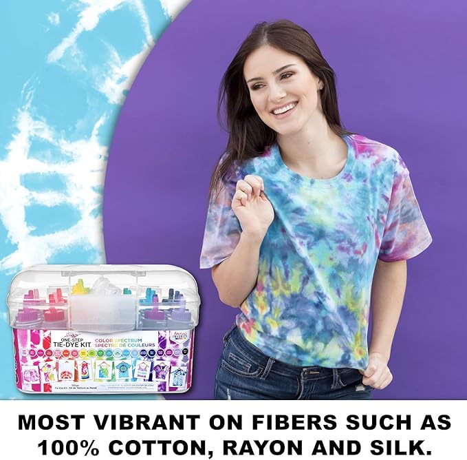 Tulip 20 Tie Dye, 24 Bottle Storage Tub, Color Spectrum - Image 9