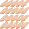 Natural Driftwood Pieces Oval 20 Pcs 3.07X1.06 Inch Rustic Wood Discs by DIYEAH