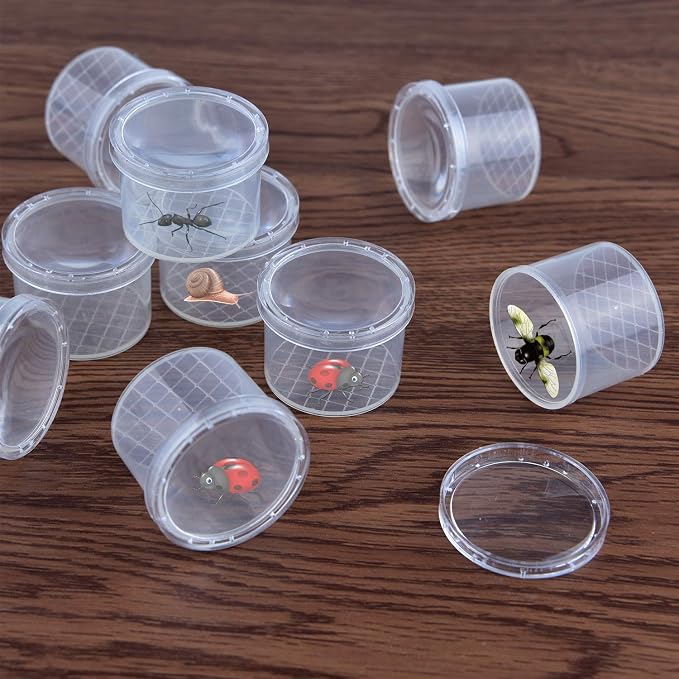 Coopay 80 Pieces Bug Viewer Critter Insect Cage Magnifying Insect Box Bug - Image 6