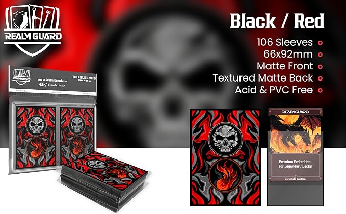 100ct Textured Matte TCG/MTG Card Art Sleeves - Image 3