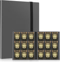 Card Binder, EDUDIIU 9 Pockets Premium Trading Card Binders, Cards Collection by Unknown