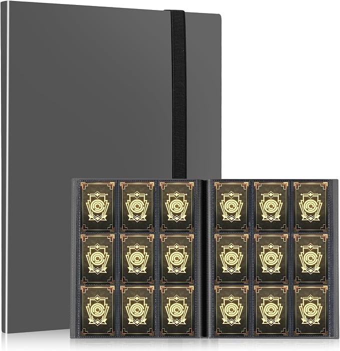 Card Binder, EDUDIIU 9 Pockets Premium Trading Card Binders, Cards Collection by Unknown