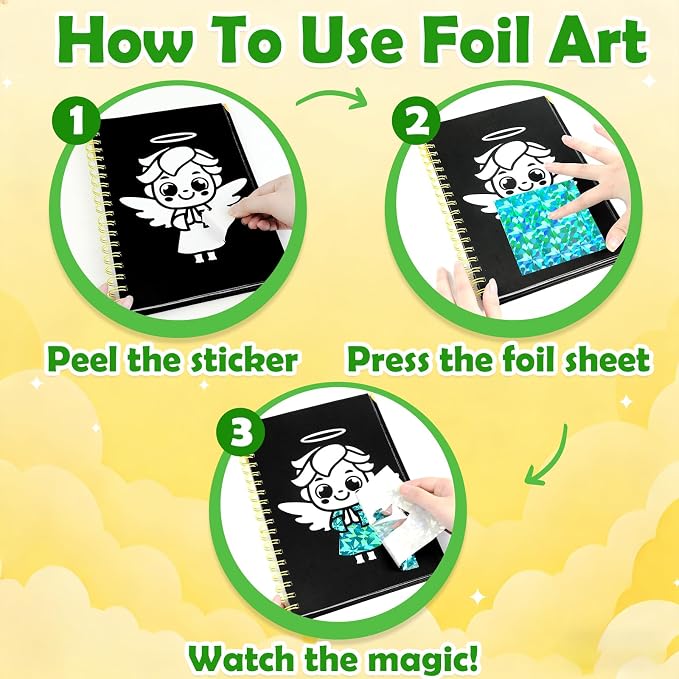 FUNNYB&G Mess-Free Foil Art Craft - Image 4