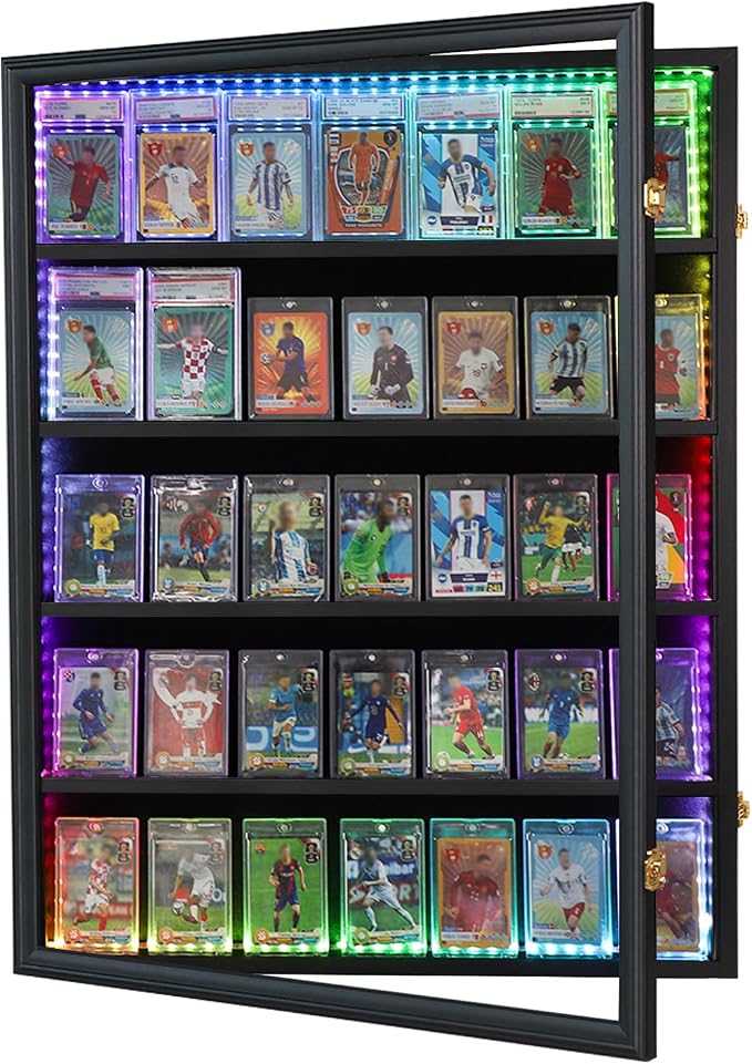 35 Graded Sports Card Display Case by Temgee